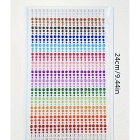 Body Jewel 900 steentjes in 15 kleuren en 3 maten